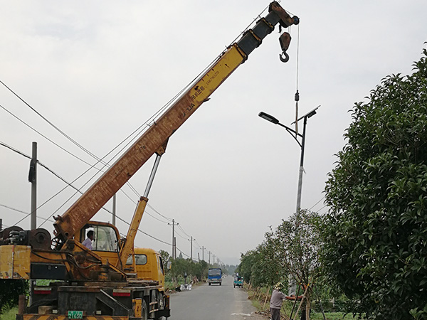 山東郯城道路燈安裝